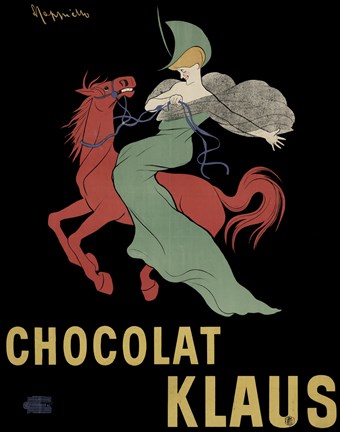 Framed Chocolate Klaus Print