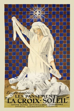 Framed La Croix - Soleil Print