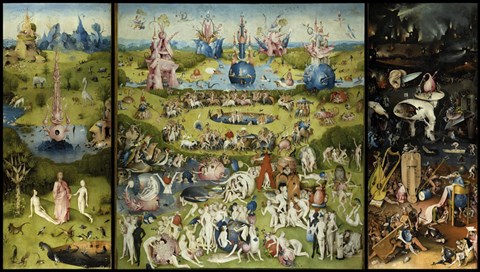 Framed Garden Of Earthly Delights Print