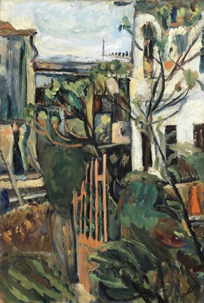 Framed Maison Aux Environs De Paris Print