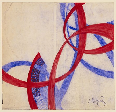 Framed Amorpha Fugue in Two Colors II Print