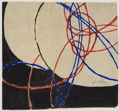 Framed Amorpha Fugue in Two Colors IV Print