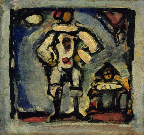 Framed Two Clowns Print