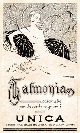 Framed Talmonia Desserts Italy Print