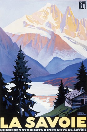 Framed La Savoie Print