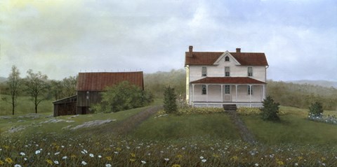 Framed Stay Awhile Print