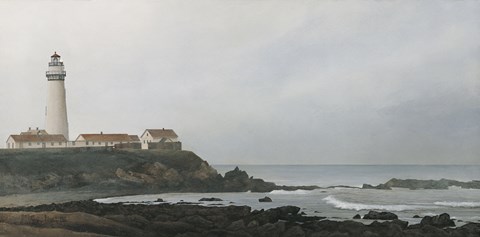 Framed Pigeon Point Lighthouse Print