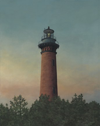 Framed Currituck Beach Lighthouse Print
