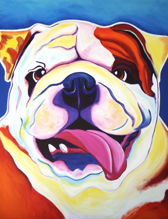 Framed Bully Grin Print