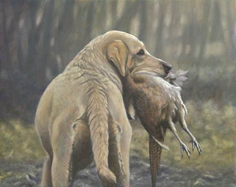 Framed Hunter 1 Print