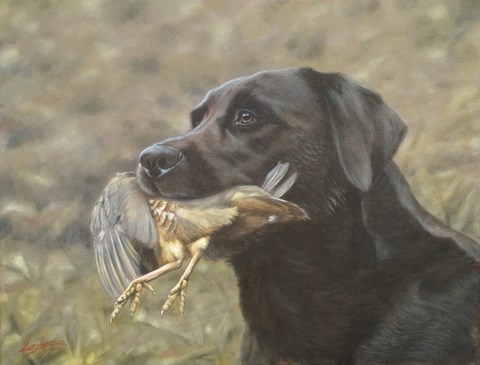 Framed Hunter 2 Print