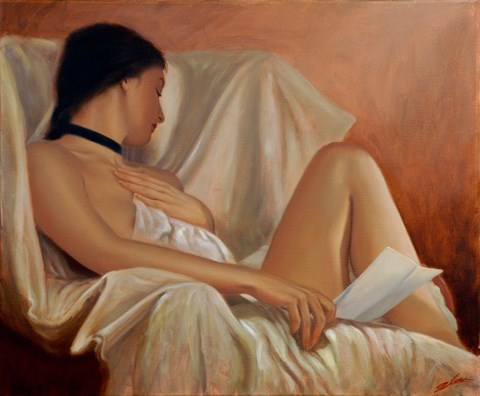 Framed Black Collar Print