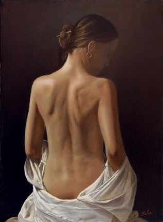 Framed Bare Back 2 Print