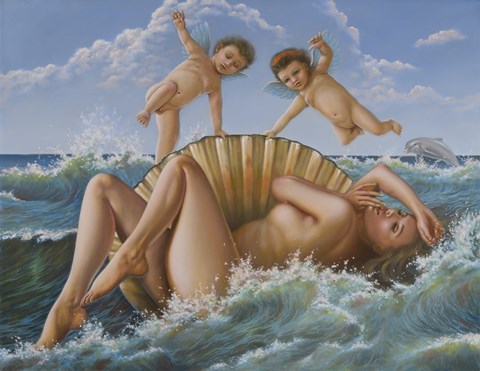 Framed Cherubs Print