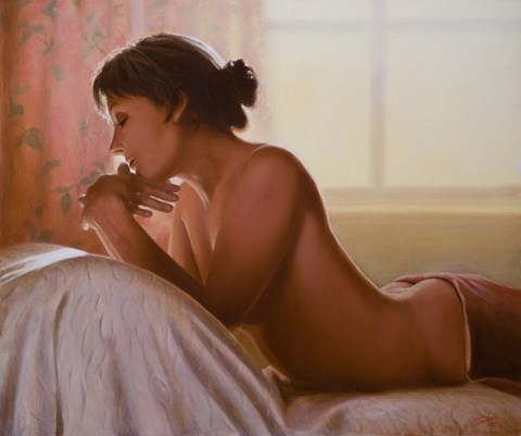 Framed Pensive Print