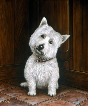 Framed Westie 2 Print