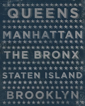 Framed Boroughs 3 Print