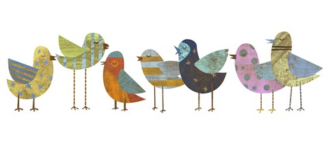 Framed Flock 01 Print