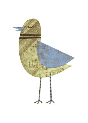 Framed Ring-necked Blue-winged Celery Bird Print