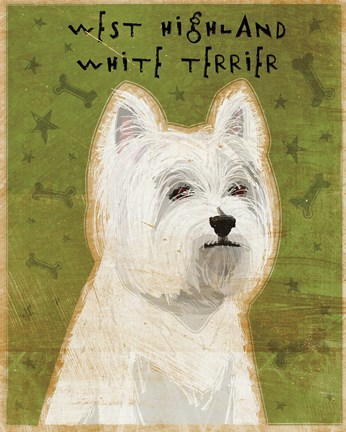 Framed West Highland Terrier Print