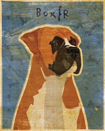 Framed Boxer Print