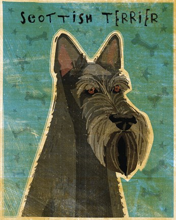 Framed Scottish Terrier Print