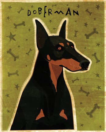 Framed Doberman Print