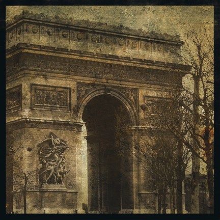 Framed Arc de Triomphe Print