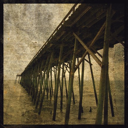 Framed Ocean Pier No. 1 Print