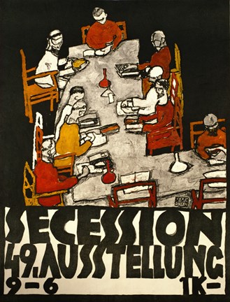 Framed Sezessionsplakat, 1918 Print