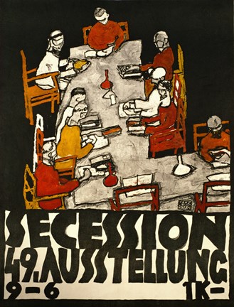 Framed Sezessionsplakat, 1918 Print
