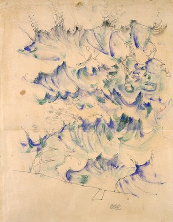 Framed Waves (Les Vagues), 1912 Print