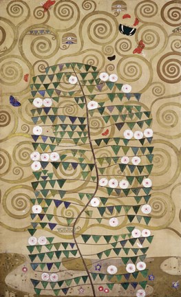 Framed Sketches for the Frieze for the Palais Stoclet in Brussels I Print