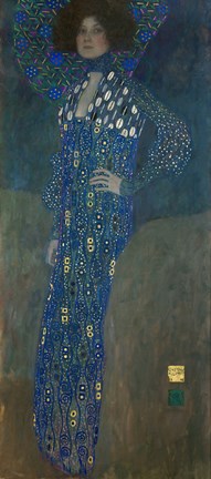 Framed Miss Emilie Floege, 1902 Print