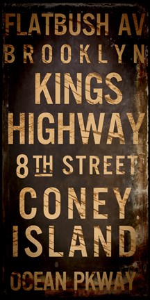 Framed Brooklyn 1 Print