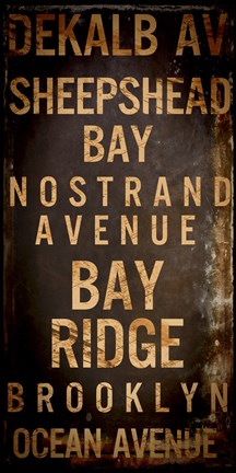 Framed Brooklyn 2 Print