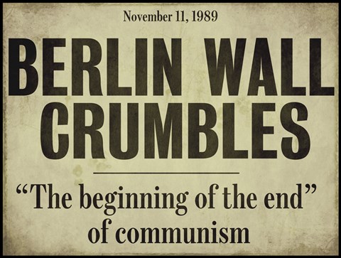 Framed Berlin Wall Print