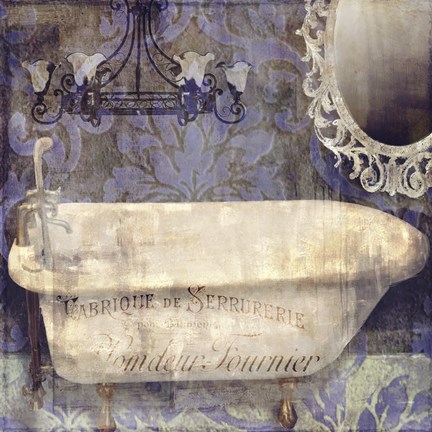 Framed Le Bain Paris II Print