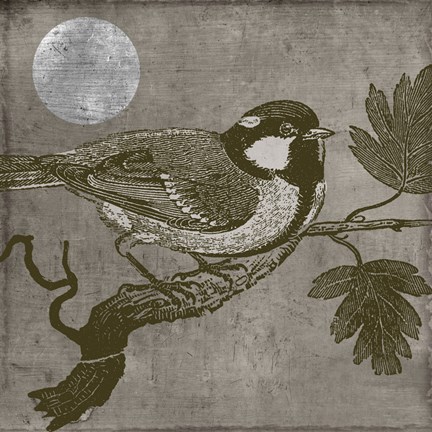 Framed Moon Bird Print