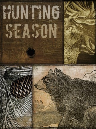 Framed Hunting Season IV Print