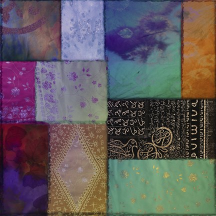 Framed Afrikan Batik I Print