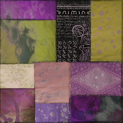 Framed Afrikan Batik II Print