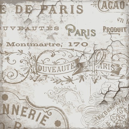 Framed Bon Mots IV Print