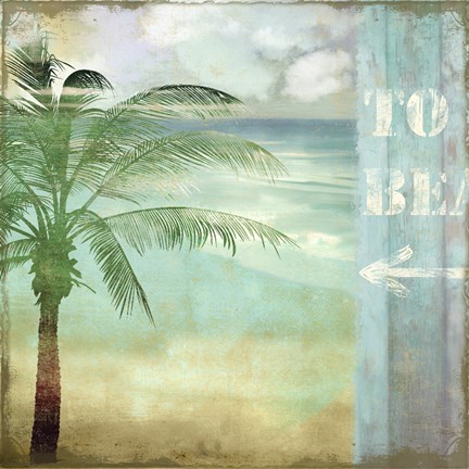 Framed By the Sea III Print