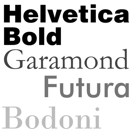 Framed Just My Type II Print