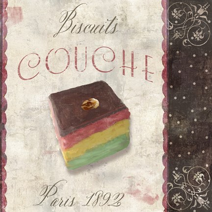 Framed Patisserie XIV Print