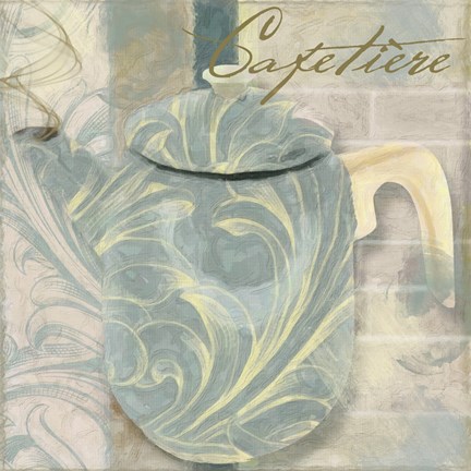 Framed Pots Bleus II Print