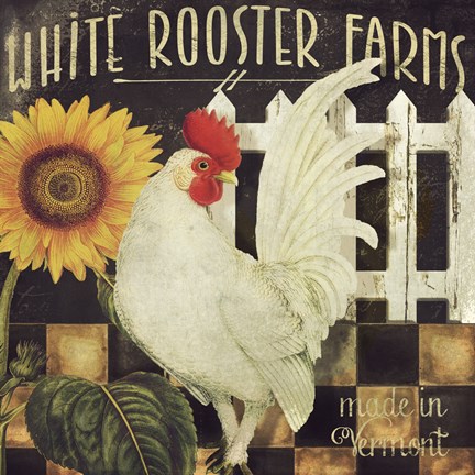 Framed Vermont Farms I Print