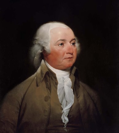 Framed President John Adams Print