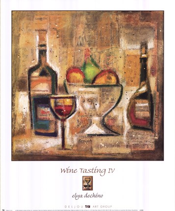Framed Wine Tasting IV Print